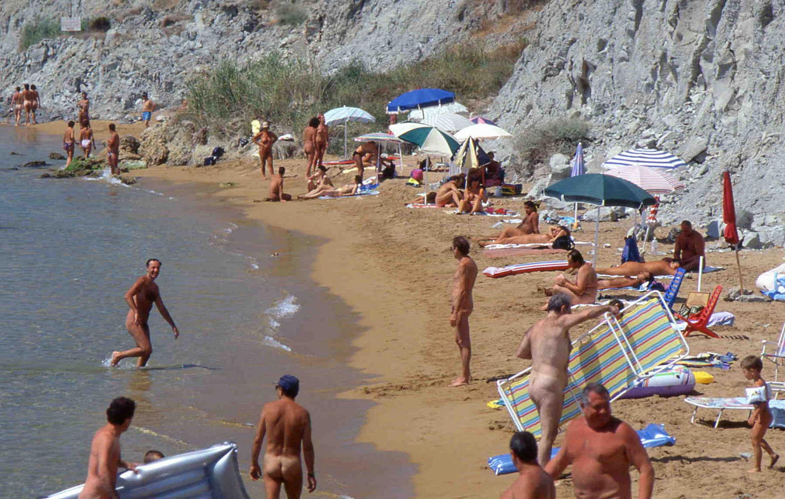 Nudist Beach Families